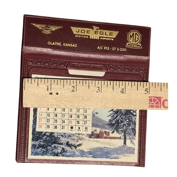 VTG 1970 Jaguar MG Austin Healey Calendar Motor Imports Olathe Kansas Joe Egle - Picture 8 of 9